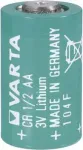 Ličio baterija Varta CR 1/2 AA 3V 970mAh, didelės talpos monetos tipo elementas