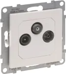 Legrand SEANO 765169 TV/R/SAT galinė antenos rozetė, itin balta