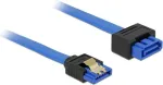 DeLOCK 84972 SATA 6 Gb/s pratęsimo kabelis, tiesus lizdas į tiesų ki&scaron;tuką, su užsifiksavimu, 0,3 m, mėlynas