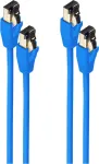 Tinklo laidas ShiverPeaks BS08-41081-2 15m Cat8.1 F/FTP mėlynas