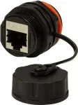 LogiLink Professional - Tinklo mova - RJ-45 (M) į RJ-45 (M) - STP - CAT 6a - lauko - Juoda