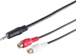 Audio kabelis ShiverPeaks 30771-1.5 &mdash; 3,5 mm stereo į 2 RCA (1,5 m)