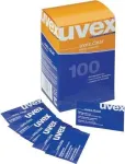 Drėgnos servetėlės akiniams UVEX 9963000 &ndash; pakuotė po 100 vnt. lę&scaron;ių valymui