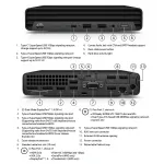 Stalinis kompiuteris HP EliteDesk 800 G6 &mdash; Intel Core i5-10500T, 16 GB RAM, 256 GB SSD, Intel UHD Graphics 630, Wi‑Fi, Windows 11 Pro