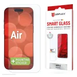 Displex Smart Glass (9H) Apple iPhone Air apsauginis stiklas su montavimo lipduku, nedūžtantis