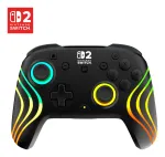 Belaidis RGB žaidimų valdiklis Turtle Beach Afterglow Wave Black, skirtas Nintendo Switch 2 &ndash; Bluetooth / USB-C, įmontuota baterija 20 h, 3 m laidas
