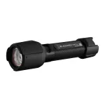 LED Lenser P5R Pro įkraunamas LED žibintuvėlis, juodas, modelis 503101