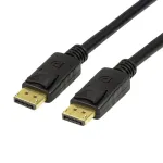 LogiLink CV0120 DisplayPort kabelis, Ki&scaron;tukas į Ki&scaron;tuką, 2 m, Juodas