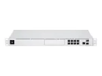 Ubiquiti UniFi Dream Machine Pro (UDM-Pro) tinklo valdymo įrenginys su saugos &scaron;liuzu, valdomas: 8 x 1 Gbit/s, 2 x 10G SFP+, vieta 3,5 colio diskui, 1U, baltos spalvos
