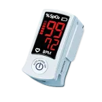 ROSSMAX SB100 Fingertip Pulse Oximeter su SpO2 ir pulso dažnio matavimu, dviejų spalvų LED ekranu, 6 rodymo režimais, automatiniu i&scaron;sijungimu, žemos baterijos indikatoriumi, naudojimui namuose ir klinikose