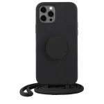Just Elegance JE PopGrip Case, skirta Apple iPhone 12 Pro Max 6,7 inch juoda 30161 AW/SS23
