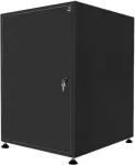 RESISTER 19 colių spintelė su sustiprinta apsauga nuo dulkių - 15U - vientisos plieninės durys - 600x800mm - juoda (99RRSJ1568BVT)