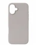 Evelatus Samsung Galaxy A55 Premium Soft Touch Silicone Case sidabrinis