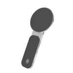 iLike Universal P65 Aliumininis Monitoriaus &Scaron;oninis Magnetinis Laikiklis i&scaron;maniesiems telefonams Sidabrinis
