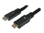 LogiLink CHA0020 HDMI laidas 20 m HDMI A tipo (standartinis) juodas