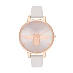 Olivia Burton Women's Sparkle Bee Watch OB16AM158 - 38mm Rose Gold Stainless Steel Mesh