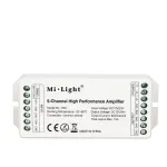 MIBOXER PA5 5 kanalų LED stiprintuvas 12-24V DC PWM RGB+CCT RGBWW RGB Dual White Single Color