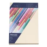 Artoz Papier Mosaic vokai DIN C6 be langelio, dramblio kaulo spalvos, &scaron;lapiuoju klijais, 20 vnt.