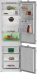 Įmontuojamas &scaron;aldytuvas-&scaron;aldiklis BEKO B3BCNA294HS &mdash; 270 L bendras, LED ekranas, E klasė, baltas