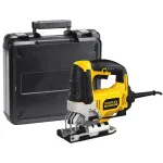 Pjūklas STANLEY FME340K &mdash; 710 W, 3000 smūgių/min, pjovimo gylis medienoje 85 mm, pliene 10 mm, vir&scaron;utinė rankena, kampo reguliavimas