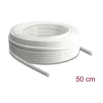 Delock pneumatinė žarna 10 x 6,5 mm PU 50 m ritė balta