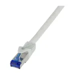 LogiLink Cat.6A S/FTP Ultraflex Patch Laidas, pilkas, 1,0 m, GHMT sertifikuotas