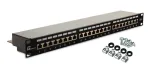 GETFORT PGF-6FTP24-B6 Patch Panel FTP Cat.6 24 prievadų 19 colių 1U juodas