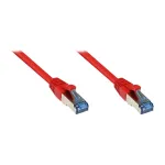 GoodConnections RNS&reg; Cat.6A S/FTP 10 m jungiamasis kabelis su užrakto apsauga, raudonas, be halogenų
