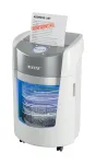 Smulkintuvas Leitz IQ OptiMax Small Office 350, mikro pjūvis, apsaugos lygis P5, 22 l, baltas