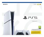 Sony PlayStation 5 Slim Disc Edition 1TB konsolė - balta ir juoda