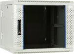 DSIT 9U reversibilus sieninis serverių kabinetas su stiklo durimis, baltas, 600x600x501 mm (DS6609W-DOUBLE)