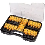 DeWalt DT90017-QZ frezų rinkinys, 22 vnt., 8 mm kotelis