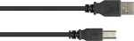 GoodConnections USB 2.0 Type A &ndash; Type B laidas, 5 m, juodas 2510-5OFS