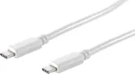 shiverpeaks BS13-45026 USB-C į USB-C kabelis, 1 m, baltas, USB 3.2 Gen 2, 10 Gbps, 100 W PD