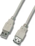 EFB USB 2.0 prailginimo kabelis 1,8 m High Speed Type A male to female juodas K5248.1,8