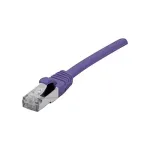 EXERTIS CONNECT Cat 6A S/FTP komutacinis kabelis, violetinės spalvos, 0,15 m 858513