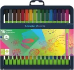 SCHNEIDER Edding Line-Up Fineliner rinkinys 16 skirtingų spalvų 0,4 mm 191092
