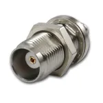 Teleg&auml;rtner TNC moteri&scaron;kas į SMA moteri&scaron;ką koaksialinis adapteris, 50 omų, DC-6 GHz, nikelis/auksas J01019A0028