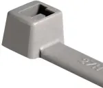 HellermannTyton 116-01818 pilkos spalvos poliamidiniai kabelių rai&scaron;čiai, 100 mm x 2,5 mm, 22 mm ry&scaron;ulio skersmuo, 100 vnt. paketas