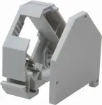 LogiLink MP0053 DIN bėgio adapteris 1x RJ45 Keystone moduliui, plastikinis, baltas