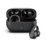 JLab Flex Open Air Clip belaidės ausinės, Bluetooth 5.3, 32 val. bendra baterija, IP55, juodos