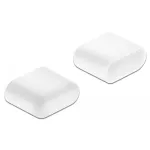 Dulkių dangtelis DeLOCK USB Type-C ki&scaron;tukui 10 vnt balti
