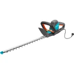 Gardena elektrinis gyvatvorių karpymo žirklių komplektas ComfortCut 550/50, 50 cm, dvigubi peiliai, 2,7 cm, oranžinė, juoda, mėlyna, 2,6 m/s&sup2;, 84 dB
