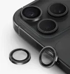 UNIQ Optix Prime iPhone 18 Pro / 18 Pro Max fotoaparato lę&scaron;ių apsauga - grafito spalvos su montavimo įrankiu