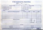 PVM sąskaita faktūra 1+1 SC, A5, 2 &times; 50 lapų