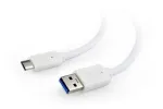 USB-C į USB3 kabelis 0,1 m baltas GEMBIRD CCP-USB3-AMCM-W-0.1M