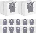 Dulkių mai&scaron;eliai 12 vnt. Roborock H5 (modelis 8.04.0032) &ndash; balta, keitimo aksesuaras