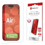 Displex ekrano apsauginis stiklas (10H) Apple iPhone Air, Eco montavimo rėmelis, atsparus įbrėžimams