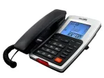 Maxcom laidinis stalinis telefonas, juodas