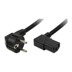 LogiLink CP103 maitinimo laidas, kampinis CEE 7/7 &ndash; kampinis C13, 2 m, juodas